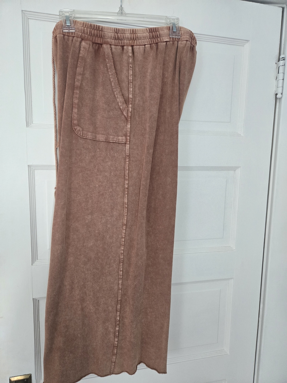 Women's Boutique Washed Rust Baggy Pant